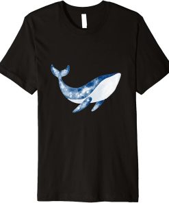 Whale Blue Whale Pottwal Sea Animal T-Shirt with Orca Motif Premium T-Shirt