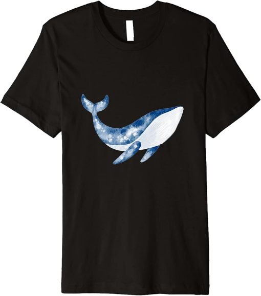 Whale Blue Whale Pottwal Sea Animal T-Shirt with Orca Motif Premium T-Shirt