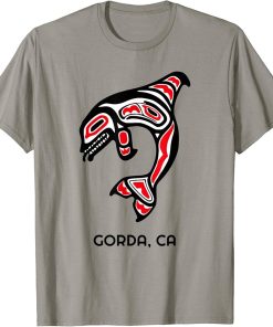 Gorda, California Native American Orca Killer Whales Gift T-Shirt