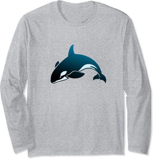 I Love Orcas Long Sleeve T-Shirt