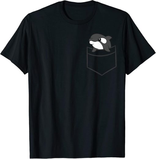 Killer Whale In The Pocket Ocean Sea Love Orcas T-Shirt